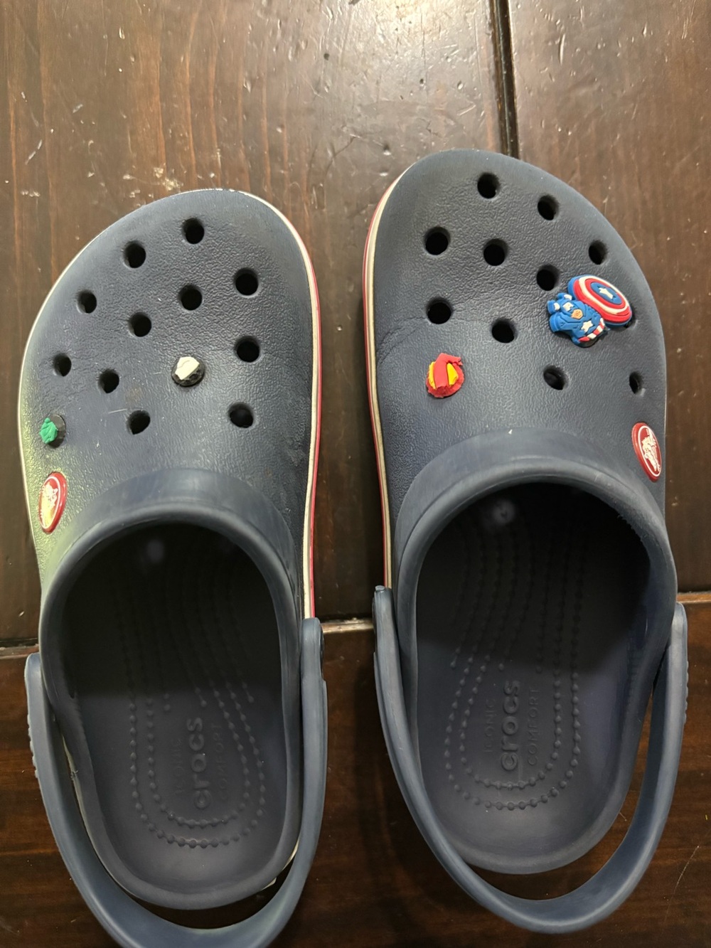 Kids Navy Blue Crocs 
Great condition! 
Size 12